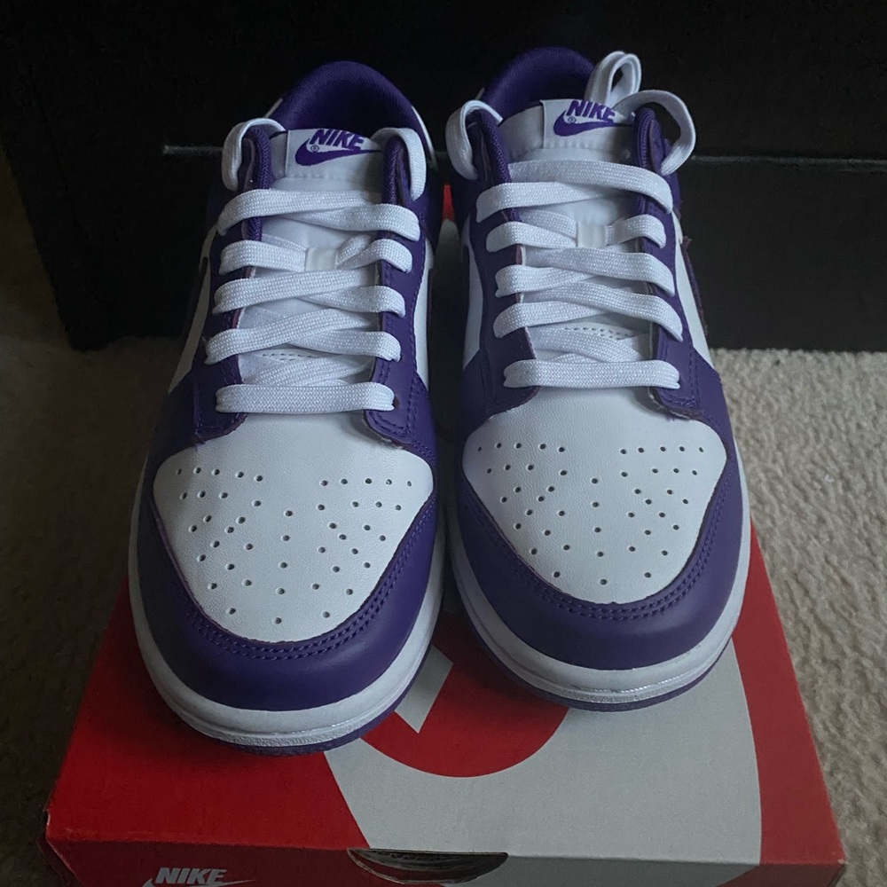 Nike dunk low “championship court purple”